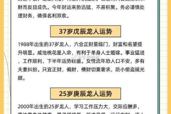 属龙运势2025 属龙运势2025年