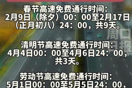 端午节高速免费吗2023年
