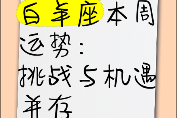 本周白羊座运势女(白羊座本周运势美国神婆网)