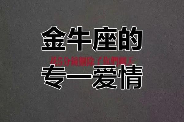 金牛座的爱情
