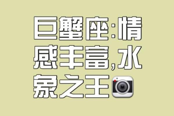 十二星座适合的螃蟹排名