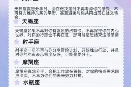 揭秘十二星座假分手时的表现