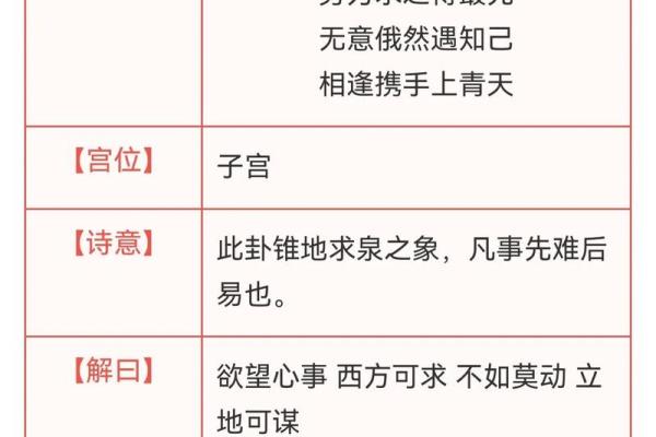 王母娘娘灵签1解释