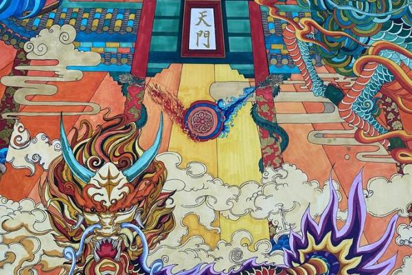 横财风水：门加麒麟，福地生金