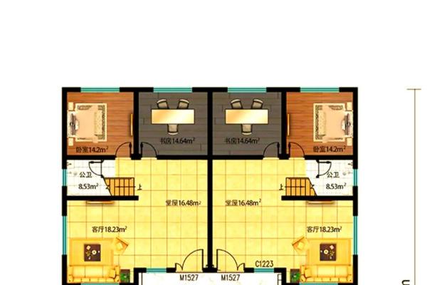 并排两间房子高低风水