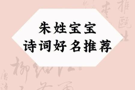 朱姓名字男女配对 朱姓配什么字取名有意义？