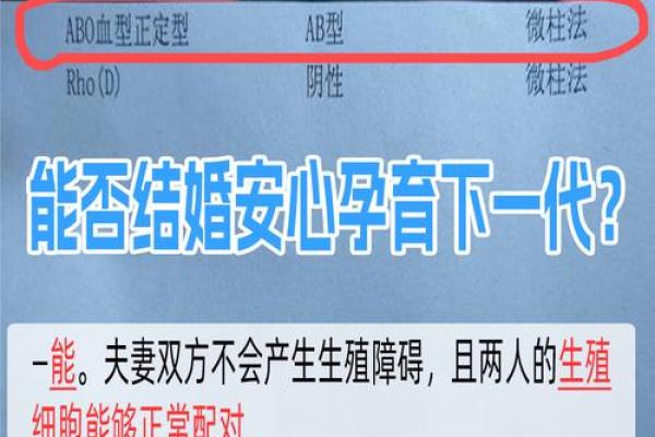关于血型的婚姻综合症