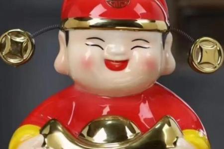 财神放一个酒杯行吗