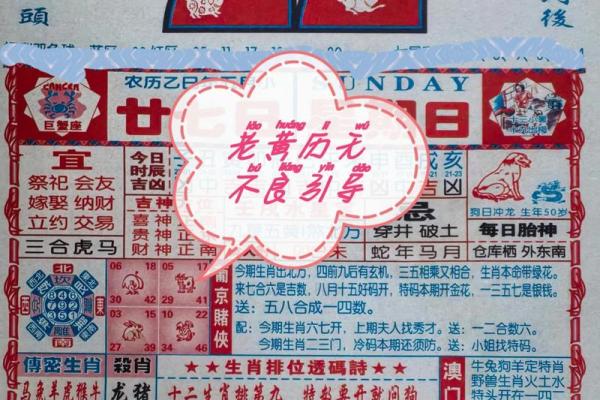 7月11号诸事宜忌老黄历！