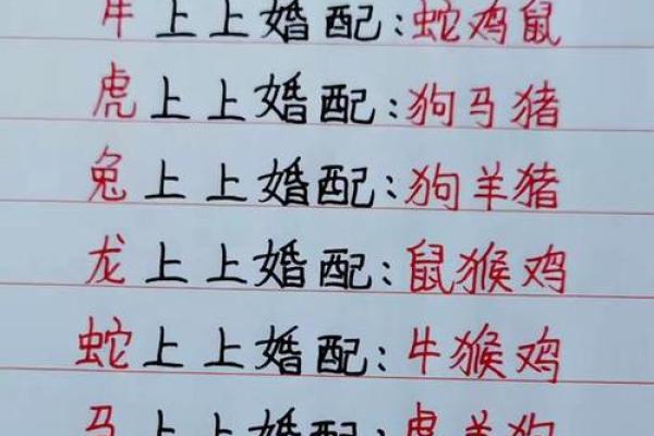 1996年属什么生肖配对 属相婚配表解析