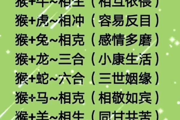 男猴女马生肖配对姻缘