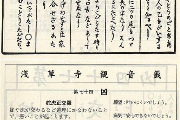 关音菩萨灵签抽签解签