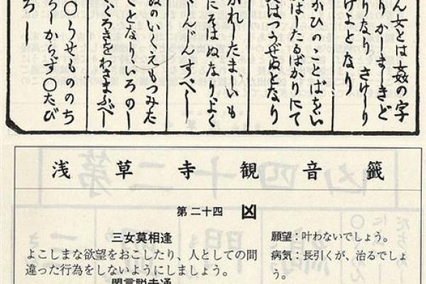 五十四观音灵签
