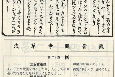 五十四观音灵签