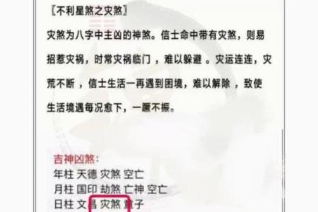 八字灾煞代表什么意思