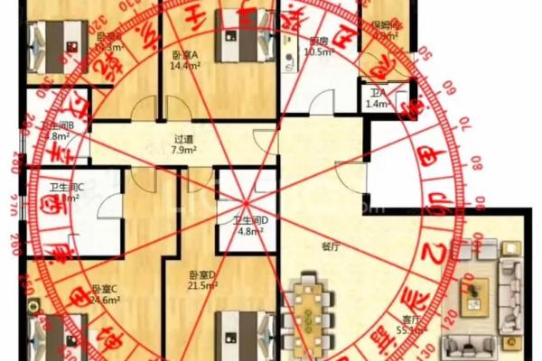 三栋一排房子风水