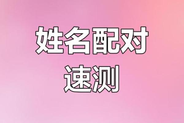 爱情姓名测试配对 爱情姓名配对免费测试？