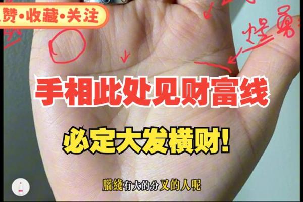 手相算命图解：3种手掌纹路看你是否能暴富，大富大贵享不尽