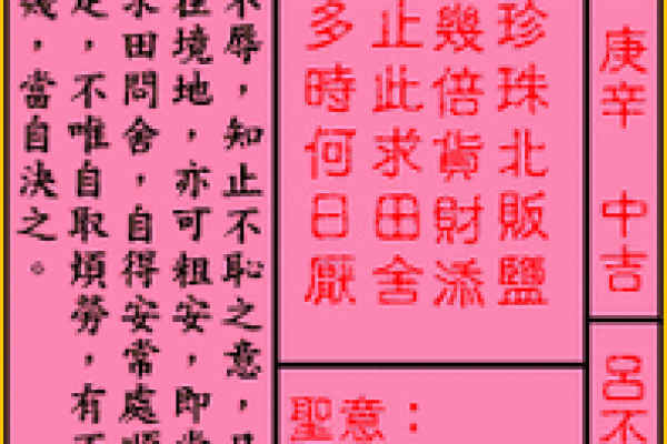 关帝灵签解签七十