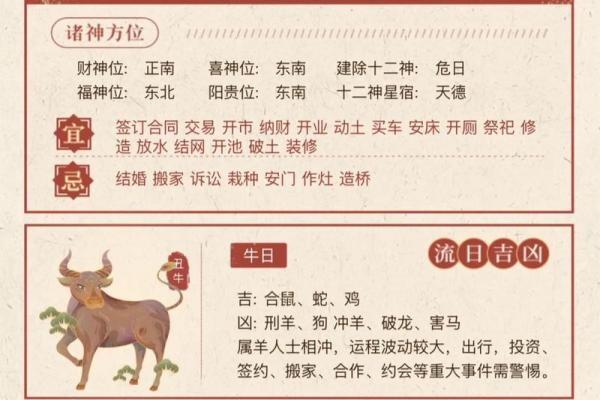 黄历今天的属相吉凶
