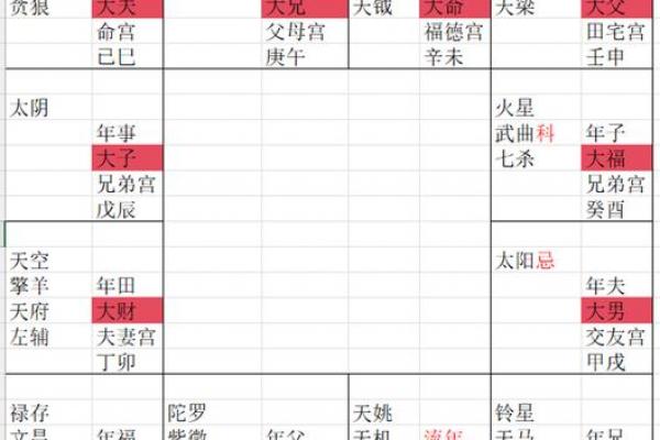 紫薇斗数命宫一生财运