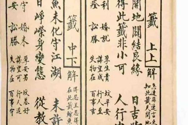 千手观音菩萨灵签解签