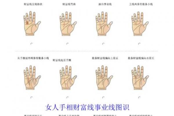 女人手纹算命图解,有福气的女人手相