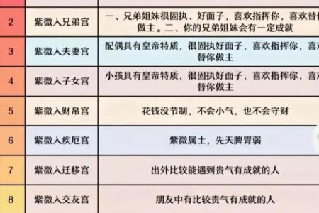 紫薇斗数算命详解