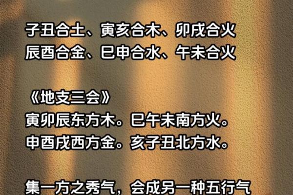三会的八字