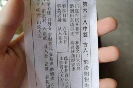观音灵签28签复合