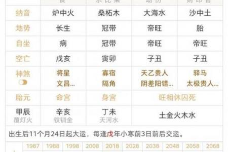 命理指要面授提纲，四柱八字运程学说