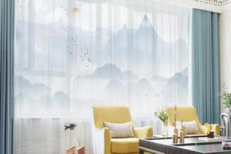 窗帘风水_卧室可以挂山水窗帘吗