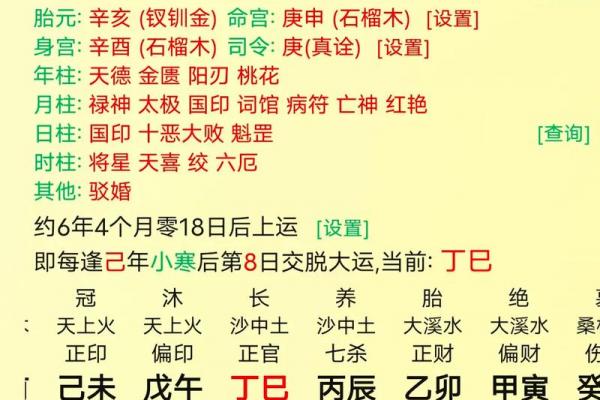 八字身旺表