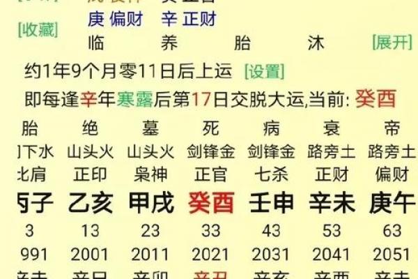 八字三财