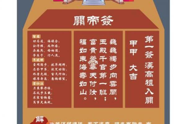 关帝爷灵签53签 关帝爷灵签53签