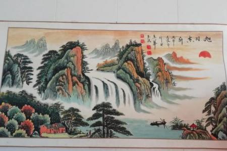 客厅中的山水画应当避免这些风水禁忌