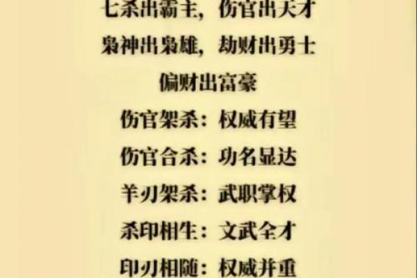 八字命理必背口诀（上）