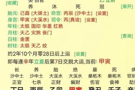 八字算运势免费测试