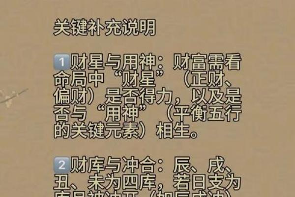八字财运看什么