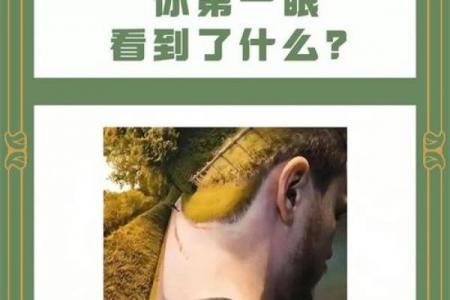 心理测试-你第一眼看到什么，测测你往后的路好不好走