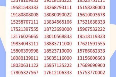 数字风水，你的手机号是吉是凶